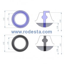 Tri-clamp gasket - BS Schedule 5 / 10 / 40